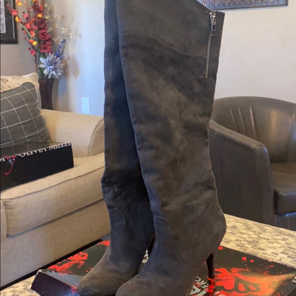 Fergalicious boots with heels